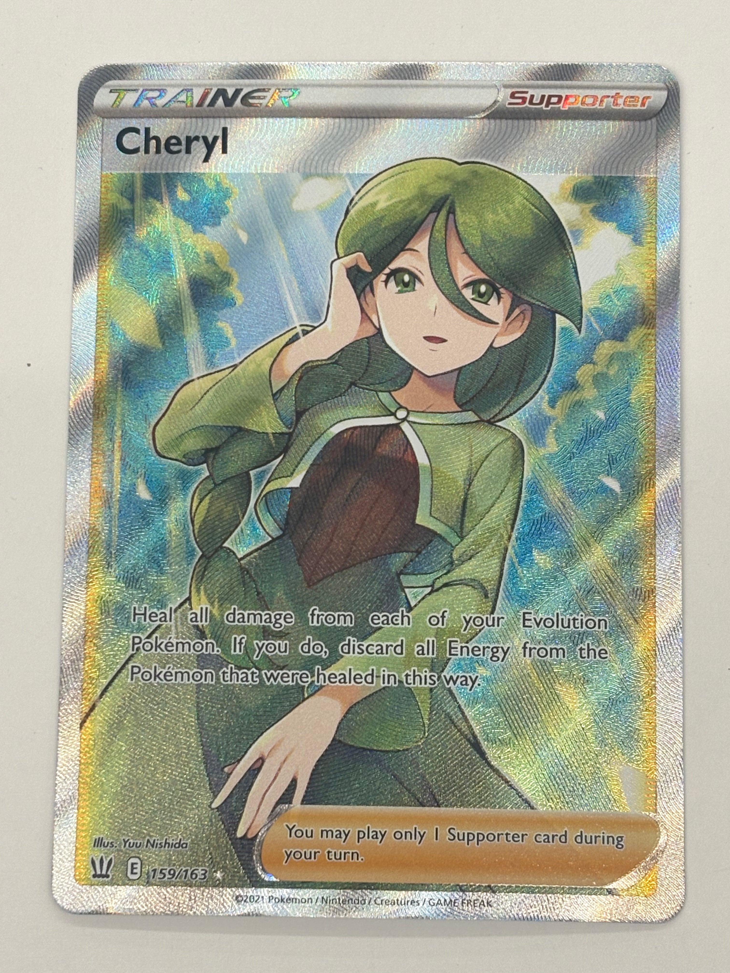 Pokémon TCG - Battle Styles Cheryl 159/163 NM