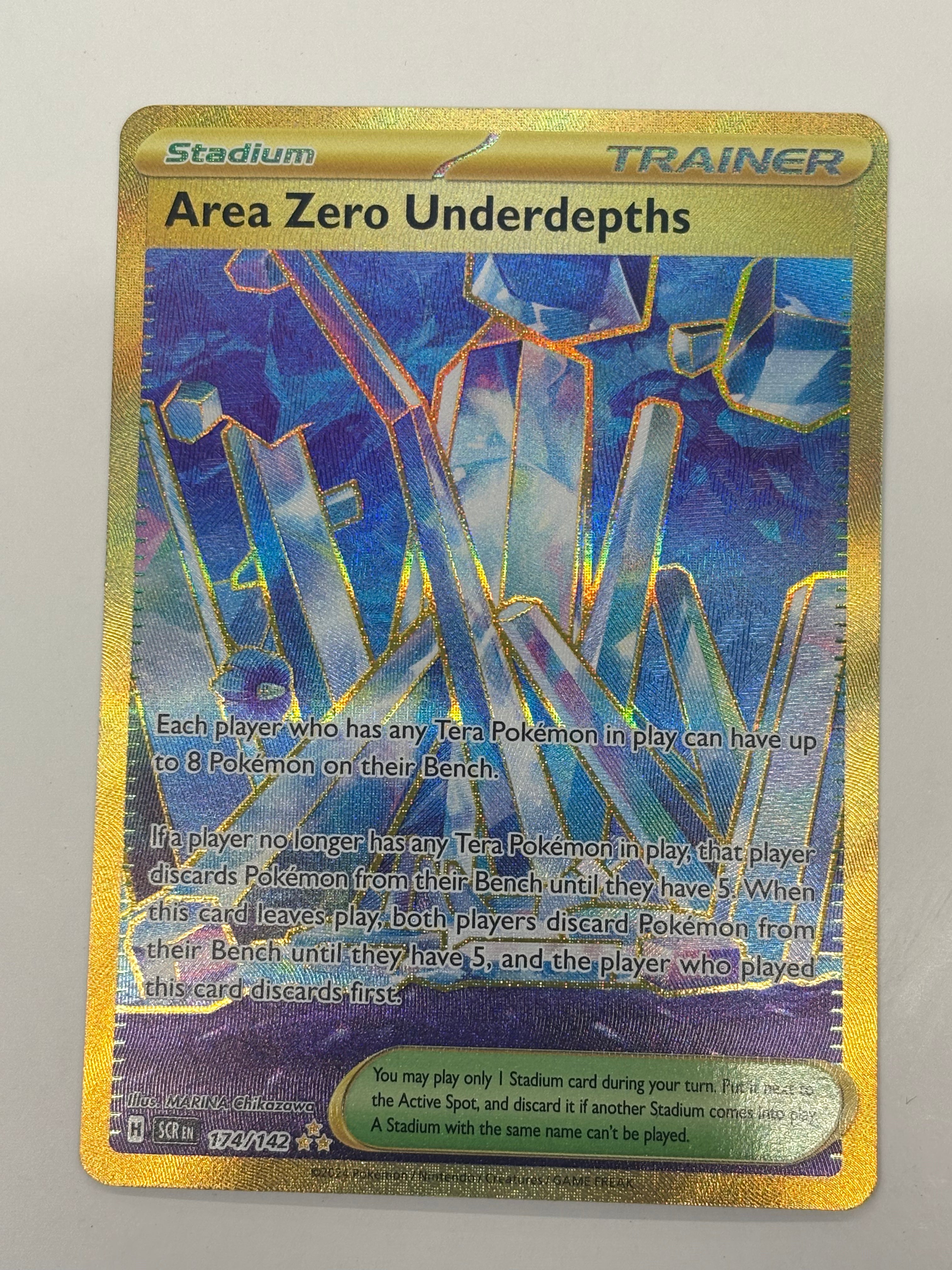 Pokémon TCG - Stellar Crown Area Zero Underdepths 174/142 NM