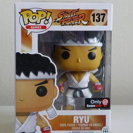 Funko Pop! Games Street Fighter Ryu GameStop Exclusive #137