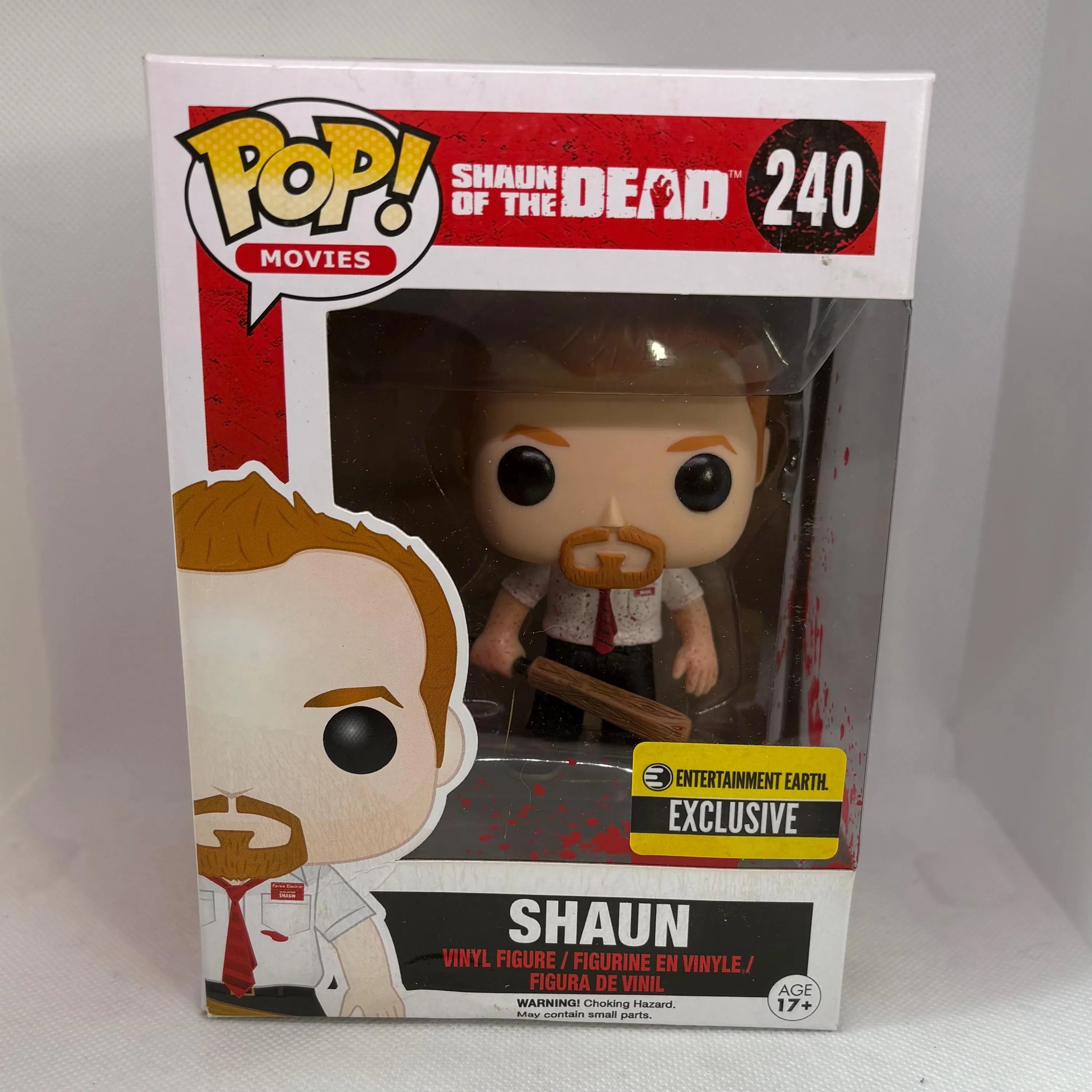 Funko Pop! Movies Shaun of The Dead Shaun Entertainment Earth Exclusive #240