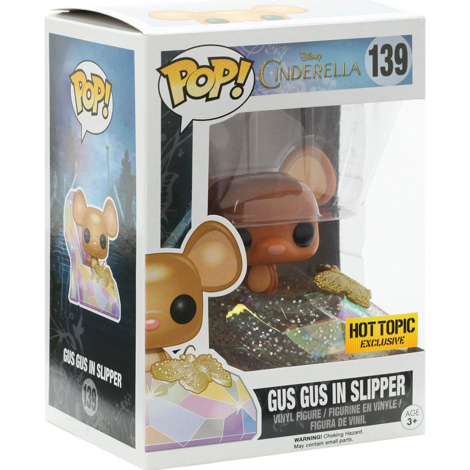 Funko Pop! Disney Cinderella Gus Gus In Slipper Hot Topic Exclusive #139