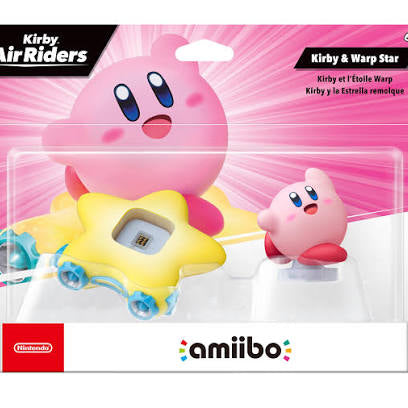 Nintendo Amiibo Kirby Air Riders Kirby & Warpstar Figures