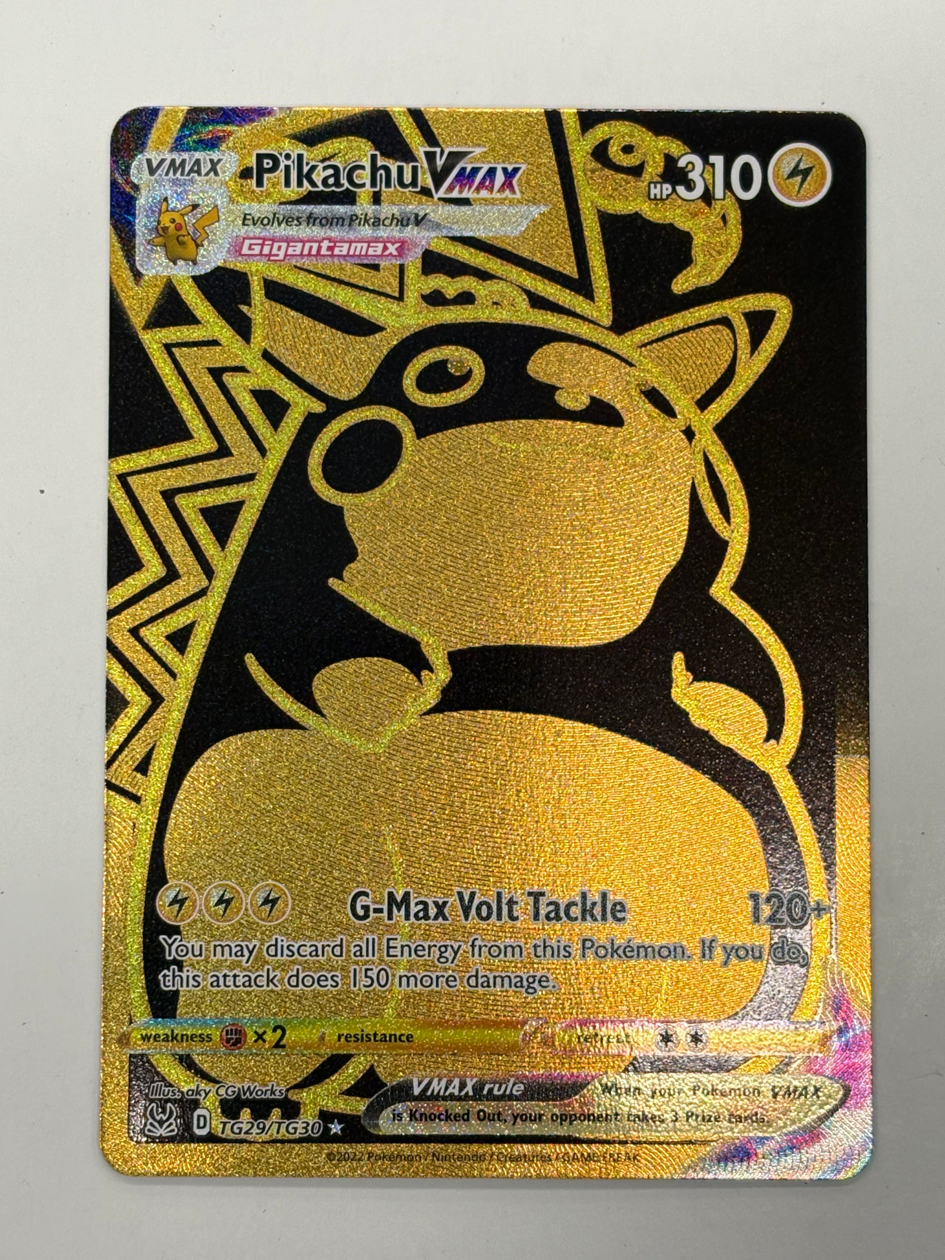 Pokémon TCG - Lost Origin Pikachu VMAX TG29/TG30 NM
