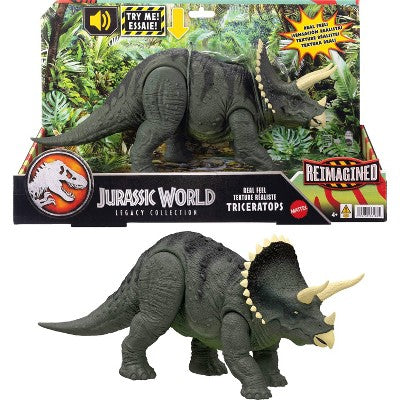 Mattel Jurassic World Legacy Collection Triceratops Action Figure Set Reimagined