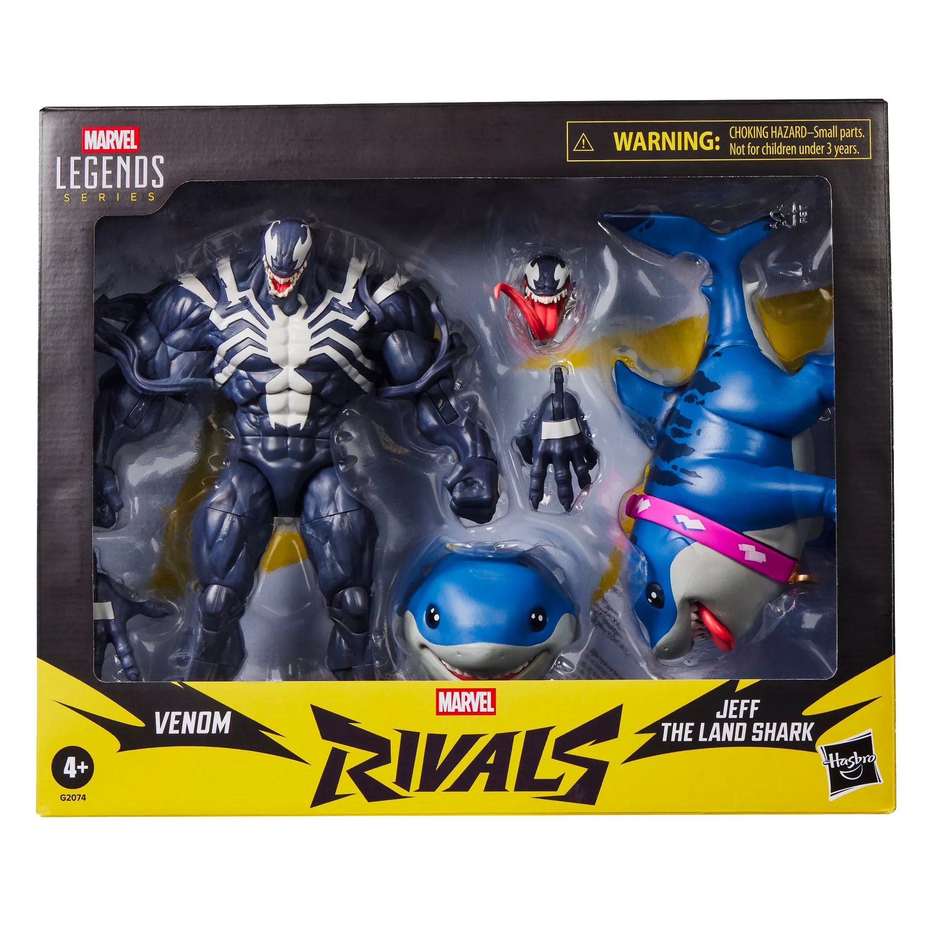 Hasbro Marvel Rivals Legends Series Venom & Jeff The Land Shark Action Figure Set