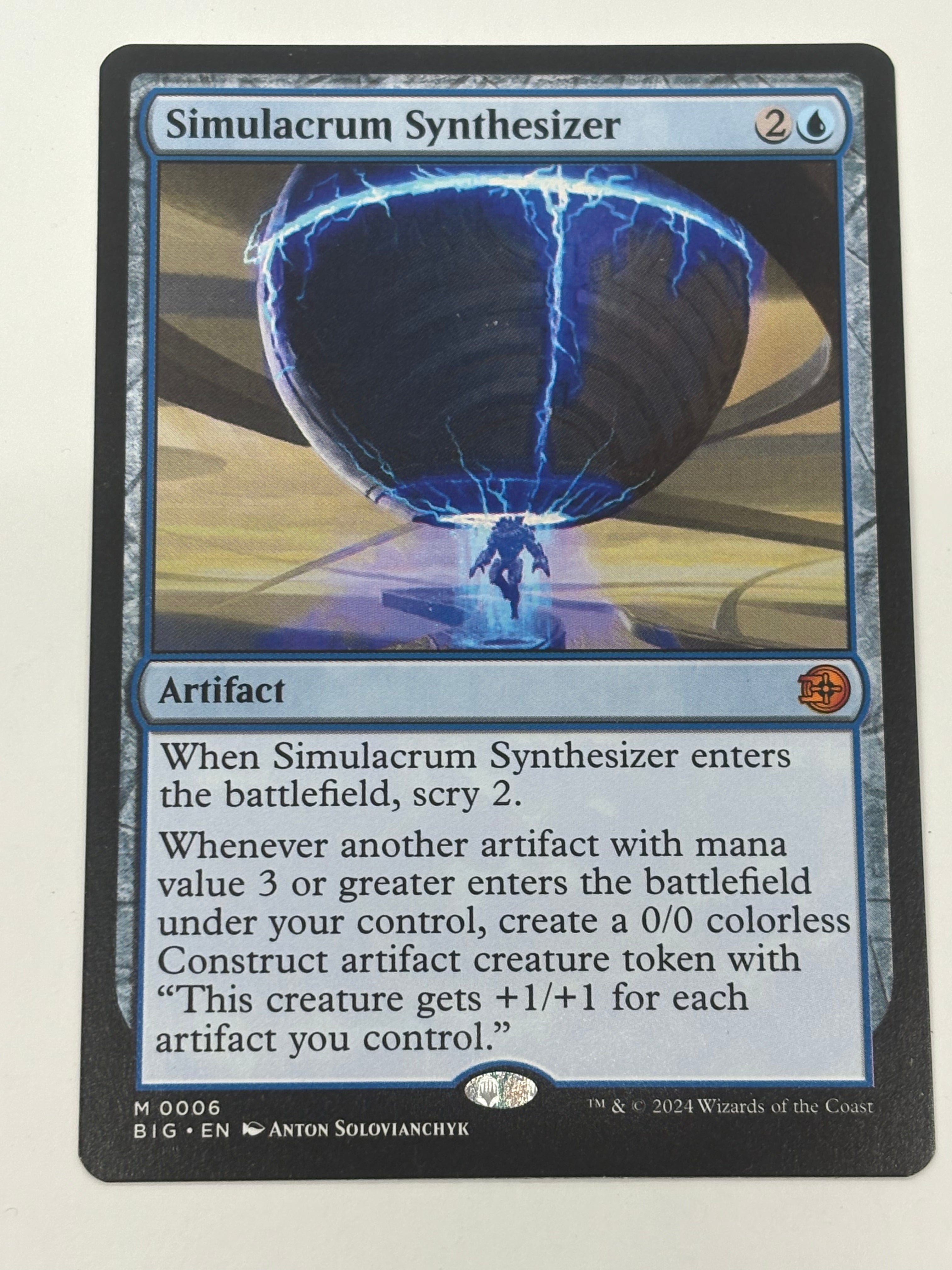 Magic the Gathering TCG - Outlaws of Thunder Junction Big Score Simulacrum Synthesizer 006 NM