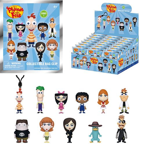 Monogram Disney Phineas and Ferb Series 1 Figural Bag Clip