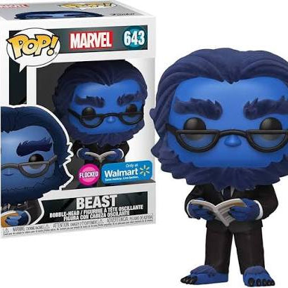Funko Pop! Marvel Beast Flocked Walmart Exclusive #643