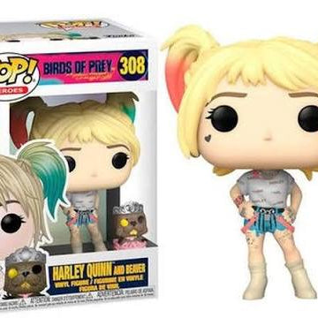 Funko Pop! Heroes Birds of Prey Harley Quinn and Beaver #308