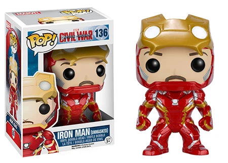 Funko Pop! Marvel Captain America Civil War Iron Man Hot Topic Exclusive #136
