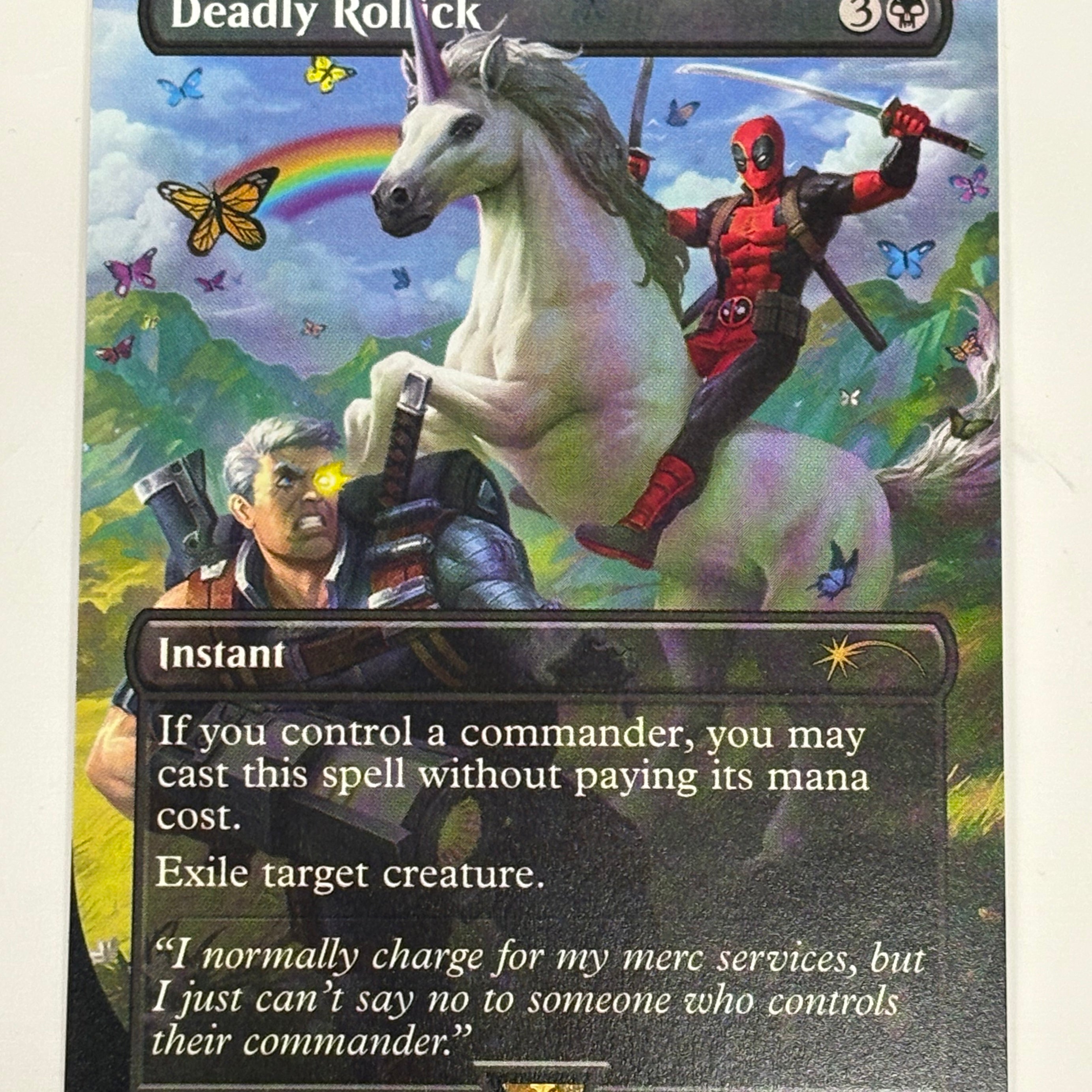 Magic The Gathering TCG - Secret Lair X Marvel's Deadpool: April Pool's Day! Deadly Rollick 1754 NM
