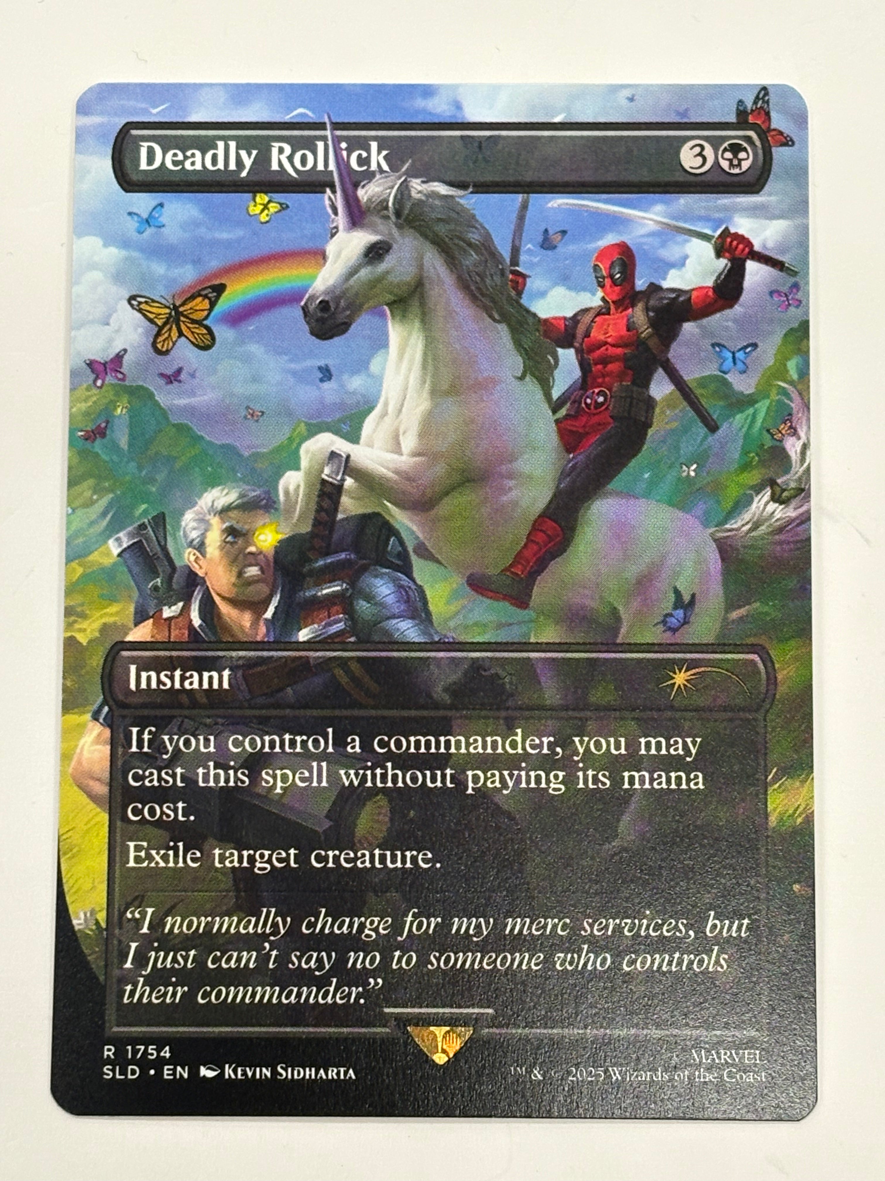 Magic The Gathering TCG - Secret Lair X Marvel's Deadpool: April Pool's Day! Deadly Rollick 1754 NM