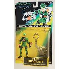 Kenner Batman Forever The Riddler with Trapping Brain-Drain Helmet Action Figure