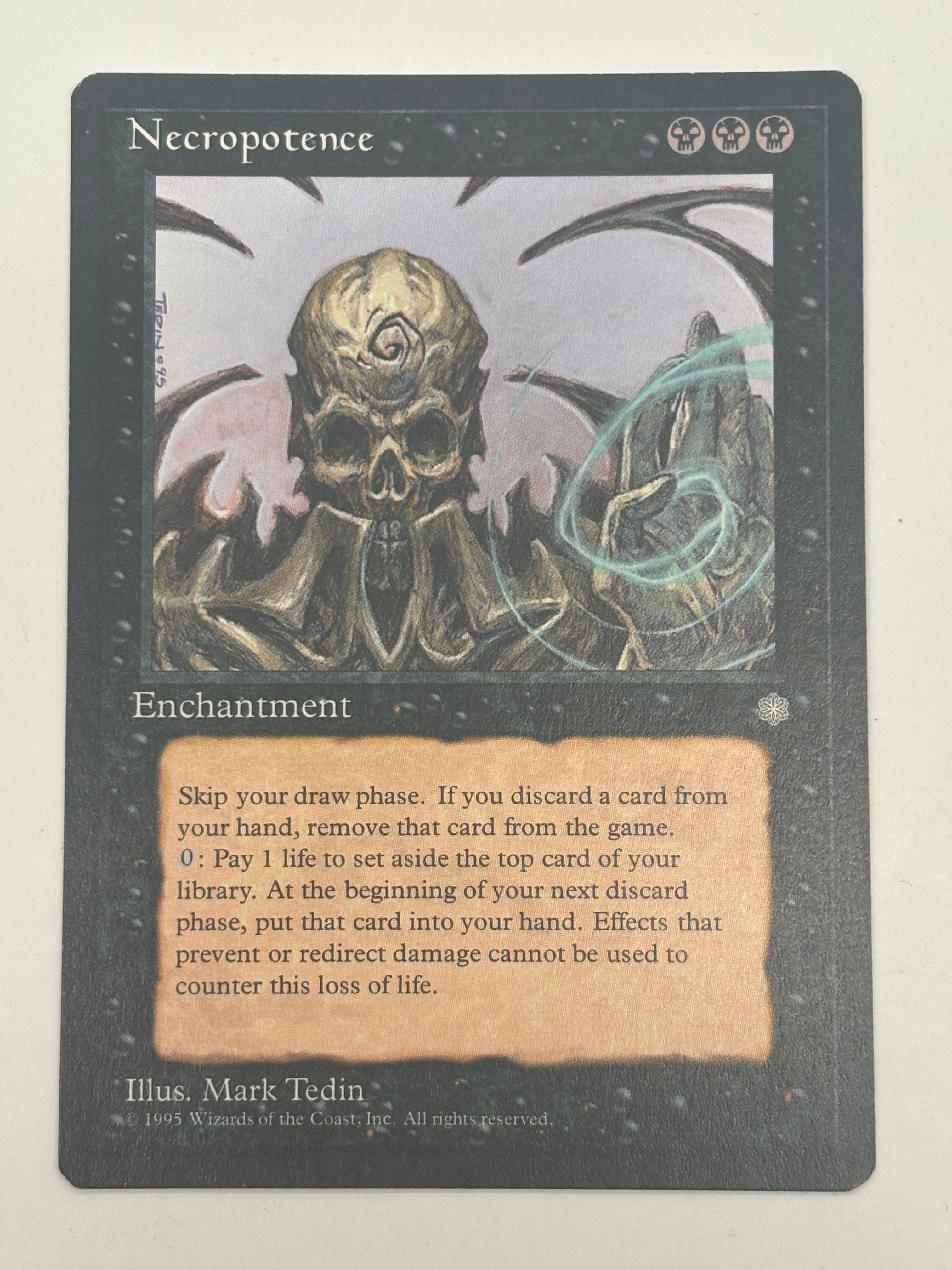 Magic the Gathering TCG - Ice Age Necropotence #42 NM