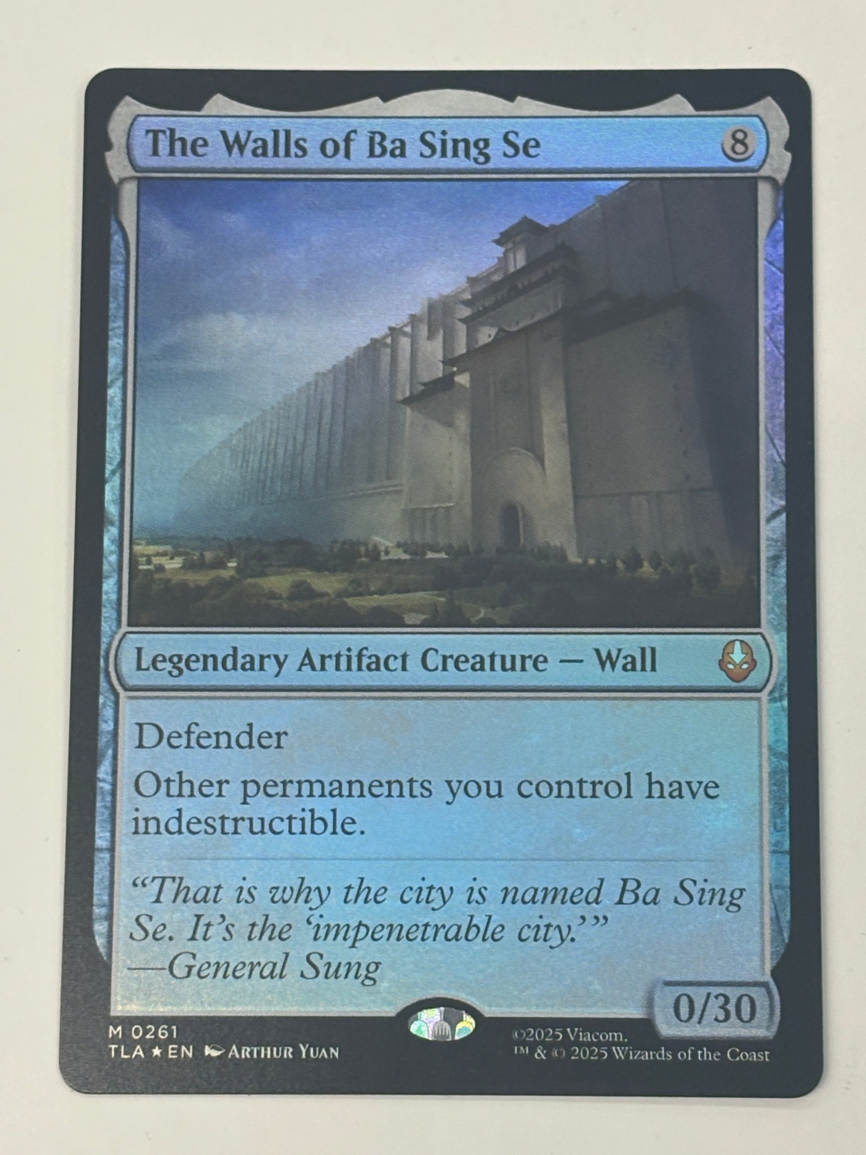 Magic The Gathering TCG - Avatar the Last Airbender The Walls of Ba Sing Se 261 (Holo) NM