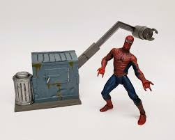 Toy Biz Spider-Man Leaping Spider-Man with Alley Accessory Action Figure