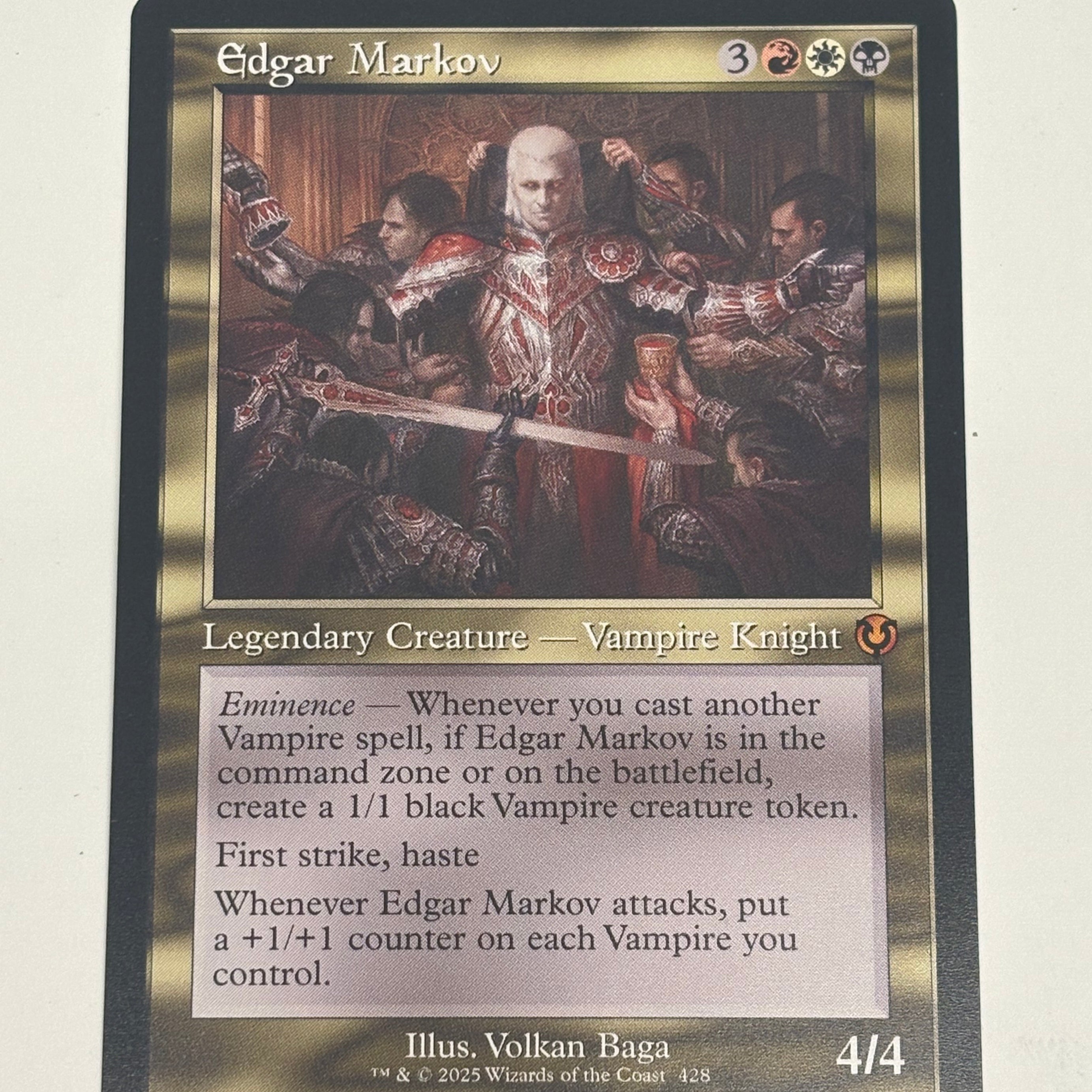 Magic The Gathering TCG - Innistrad Remastered Edgar Markov (Retro Frame) 428 NM