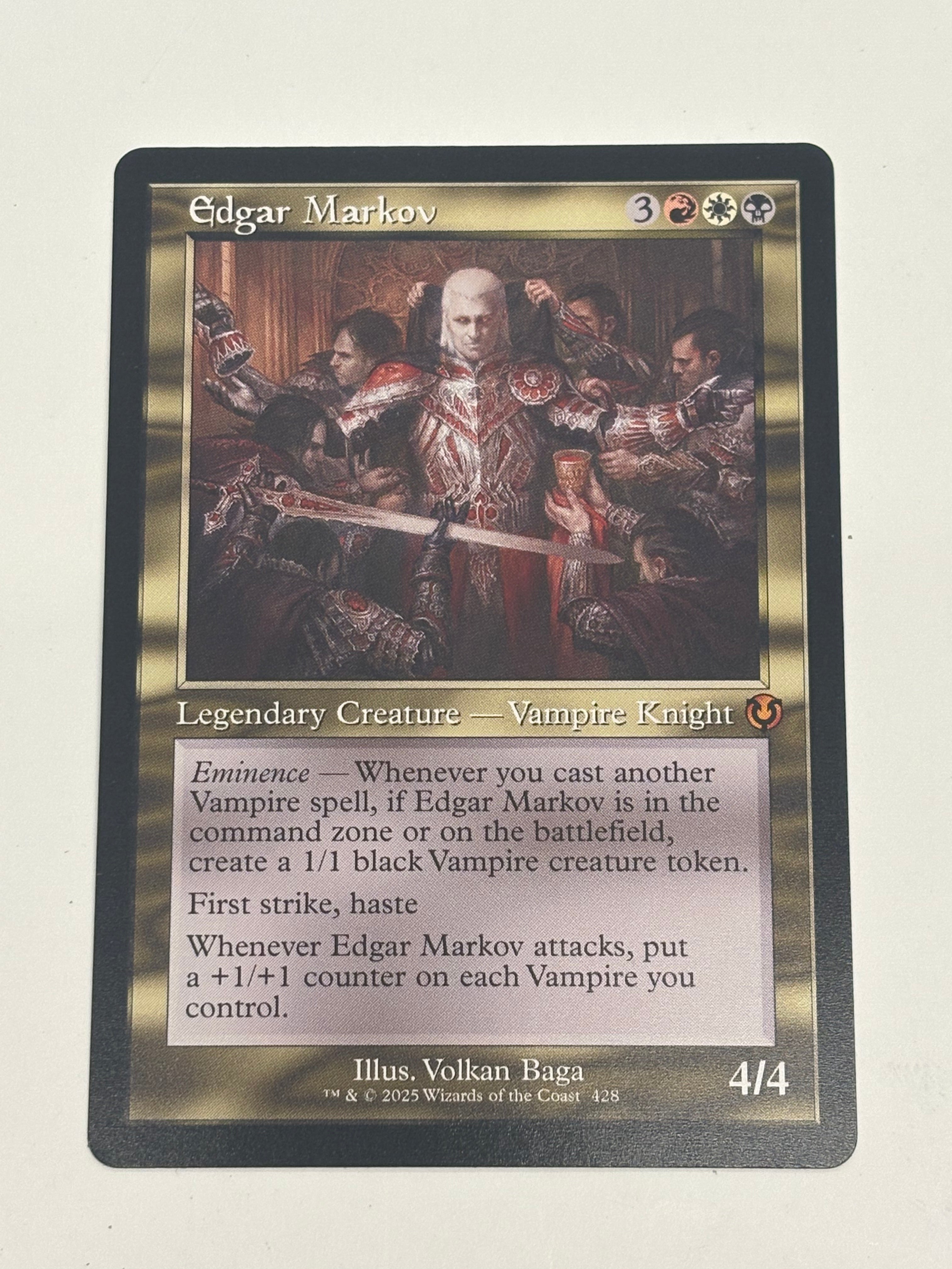 Magic The Gathering TCG - Innistrad Remastered Edgar Markov (Retro Frame) 428 NM