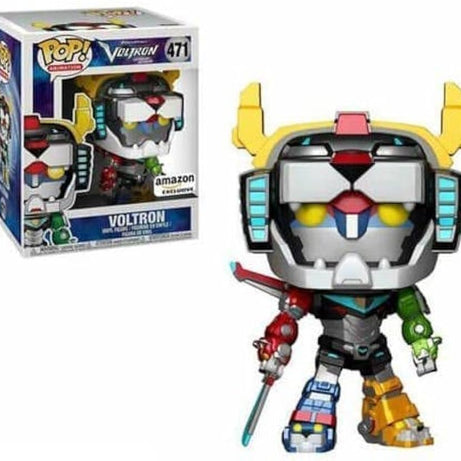 Funko Pop! Animation Dreamworks Voltron Legendary Defender Voltron Amazon Exclusive (Metallic) #471