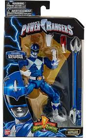 Bandai Saban’s Mighty Morphin’ Power Rangers Legacy Collection Blue Ranger with Exclusive Weapons Action Figure