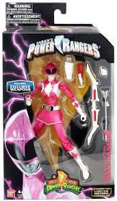 Bandai Saban’s Mighty Morphin’ Power Rangers Legacy Collection Pink Ranger with Exclusive Weapons Action Figure