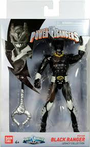 Bandai Saban’s Power Rangers In Space Legacy Collection Black Psycho Ranger Action Figure