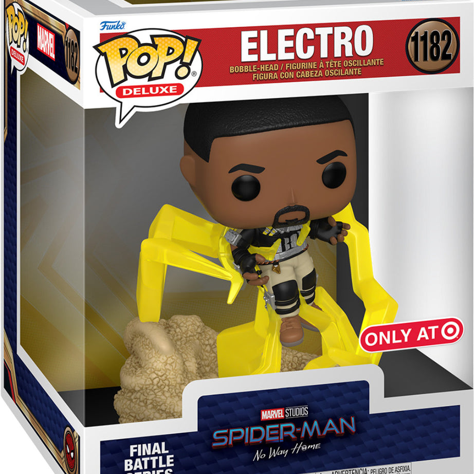 Funko Pop! Deluxe Marvel Spider-Man No Way Home Electro Target Exclusive #1182