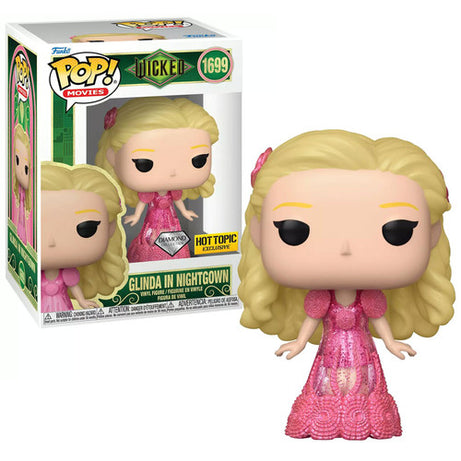 Funko Pop! Movies Wicked Glinda in Nightgown Diamond Collection Hot Topic Exclusive #1699