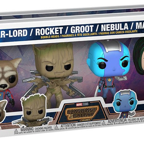 Funko Pop! Marvel Guardians of the Galaxy Volume 3 Star-Lord/Rocket/Groot/ Nebula/ Mantis/ Drax Walmart Exclusive 6-Pack