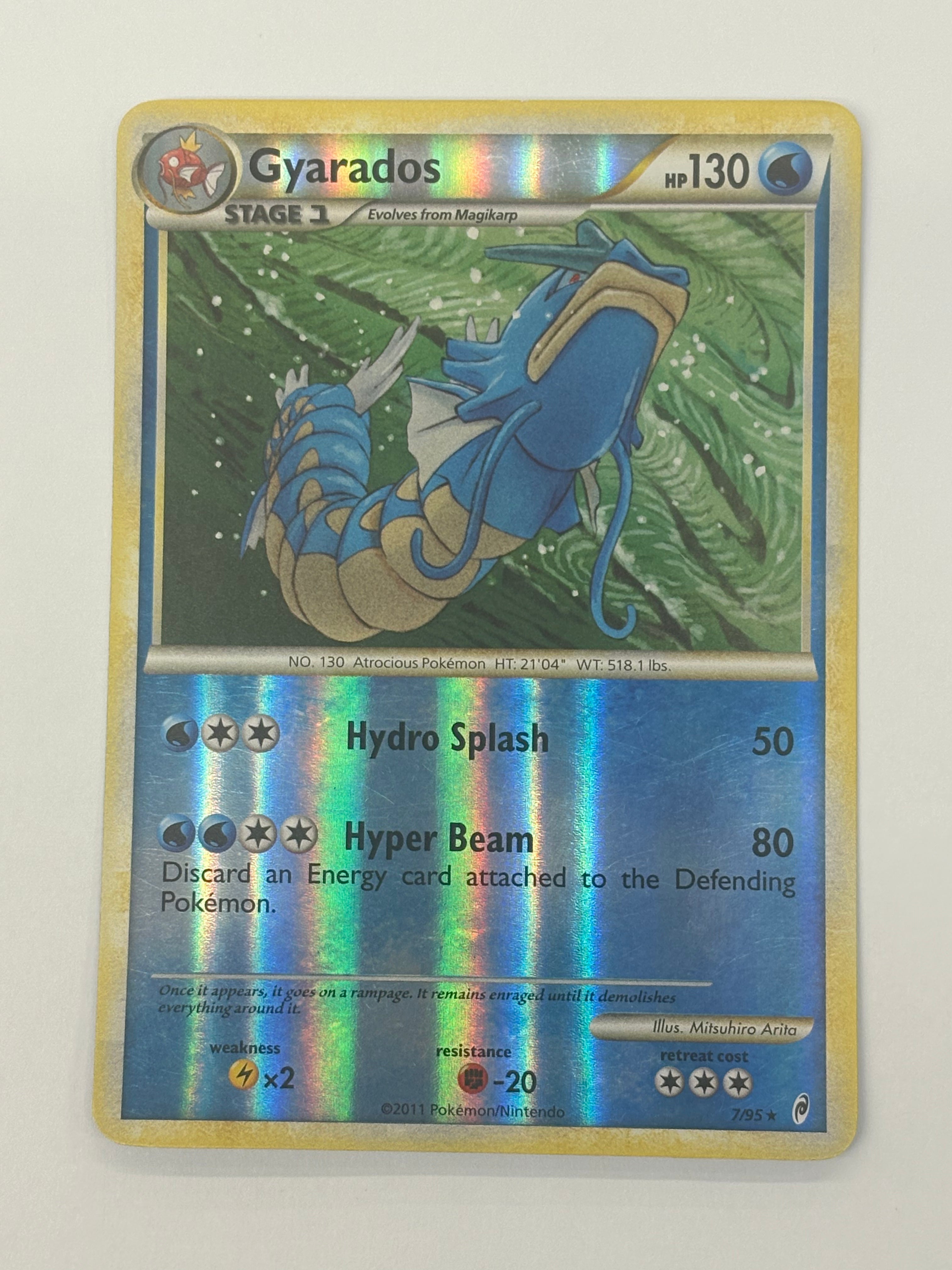 Pokémon TCG - Call of Legends Gyarados 7/95 (Reverse Holo) NM