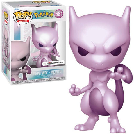Funko Pop! Games Pokémon Mewtwo Pokemon Center Exclusive (Pearlescent) #581