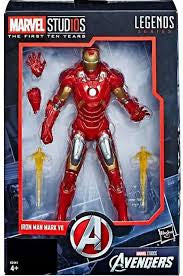 Hasbro Marvel Legends Marvel Studios’ The First Ten Years The Avengers Iron Man Mark VII Action Figure