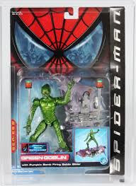ToyBiz Spider-Man Movie Green Goblin with Pumpkin Bomb Firing Goblin Glider Action Figure