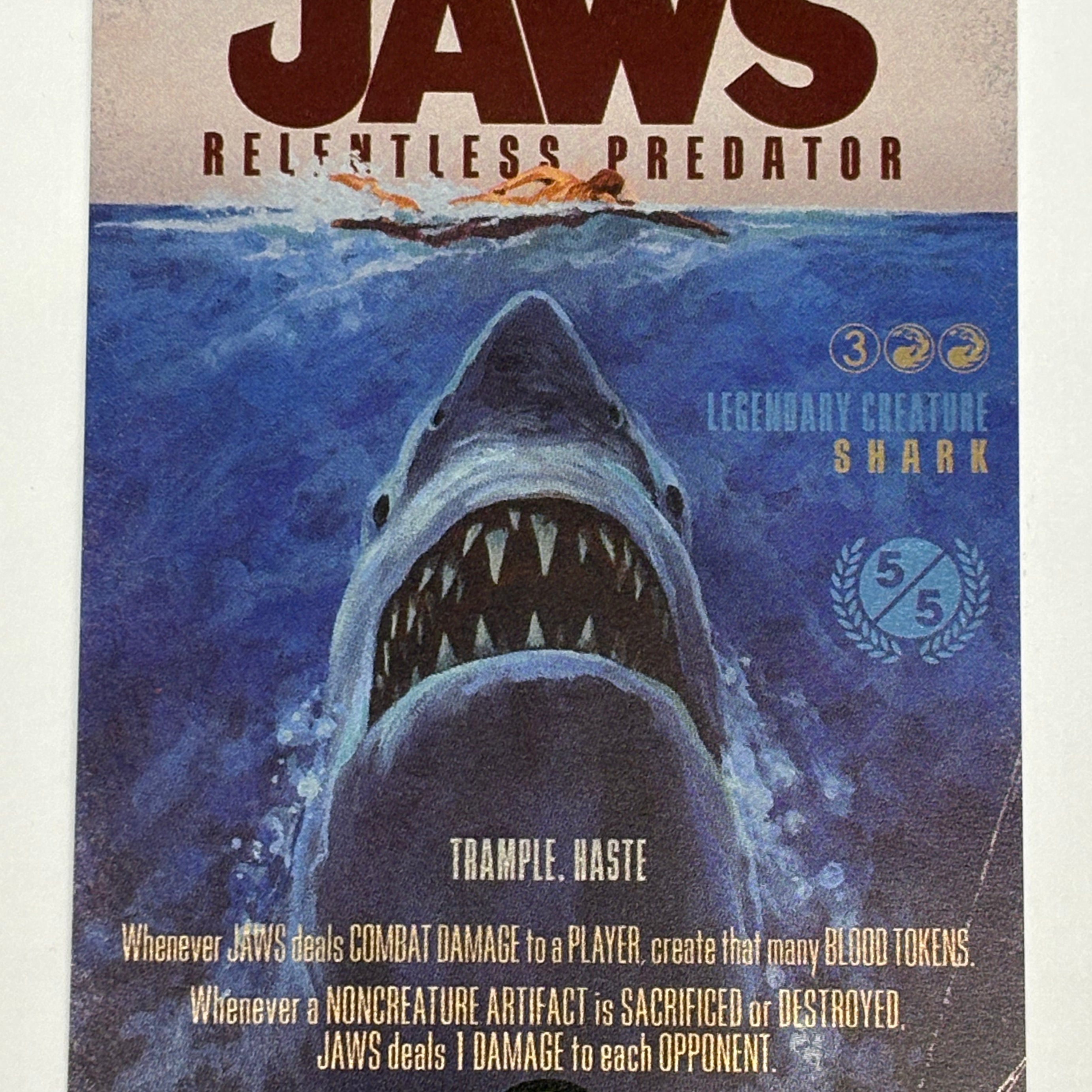 Magic The Gathering TCG - Secret Lair x Jaws: Terror of Amity Island Jaws Relentless Predator 2175 (Foil) NM