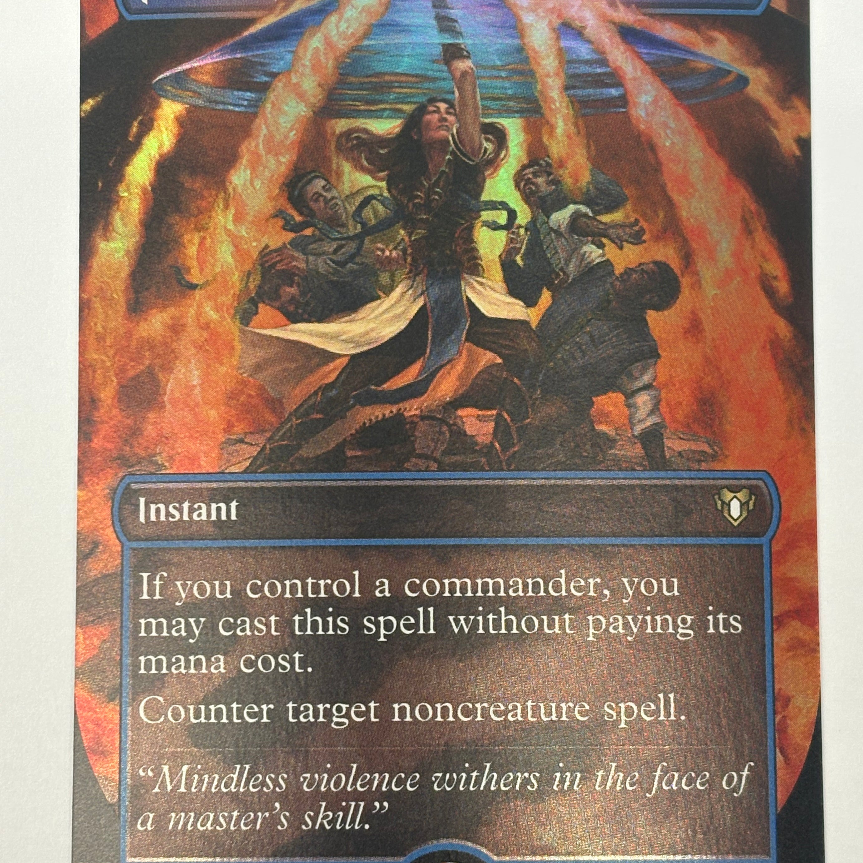 Magic the Gathering TCG - Commander Masters Fierce Guardianship (Borderless) 694 Foil NM