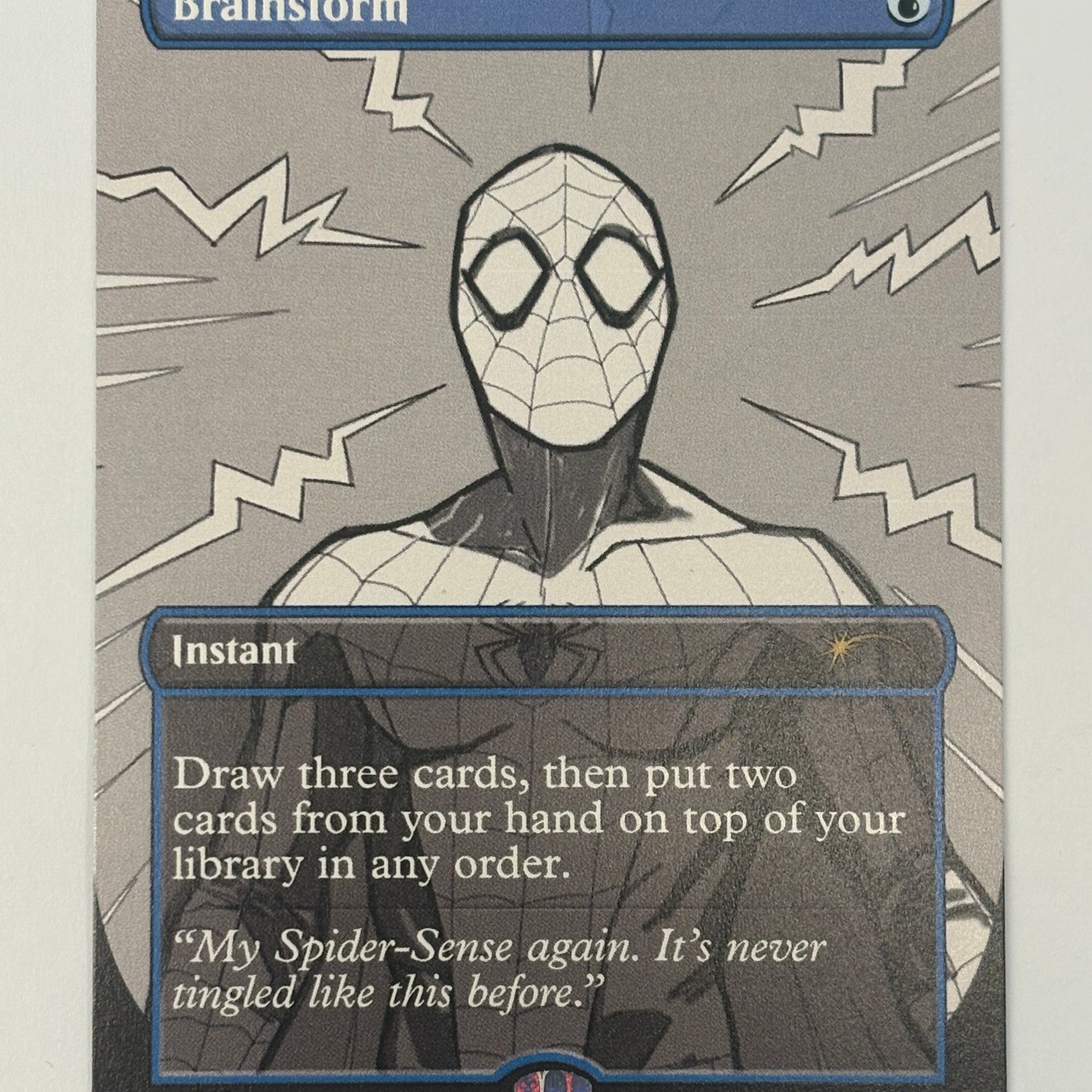 Magic The Gathering TCG - Secret Lair X Marvel's Spiderman Brainstorm 7013 NM