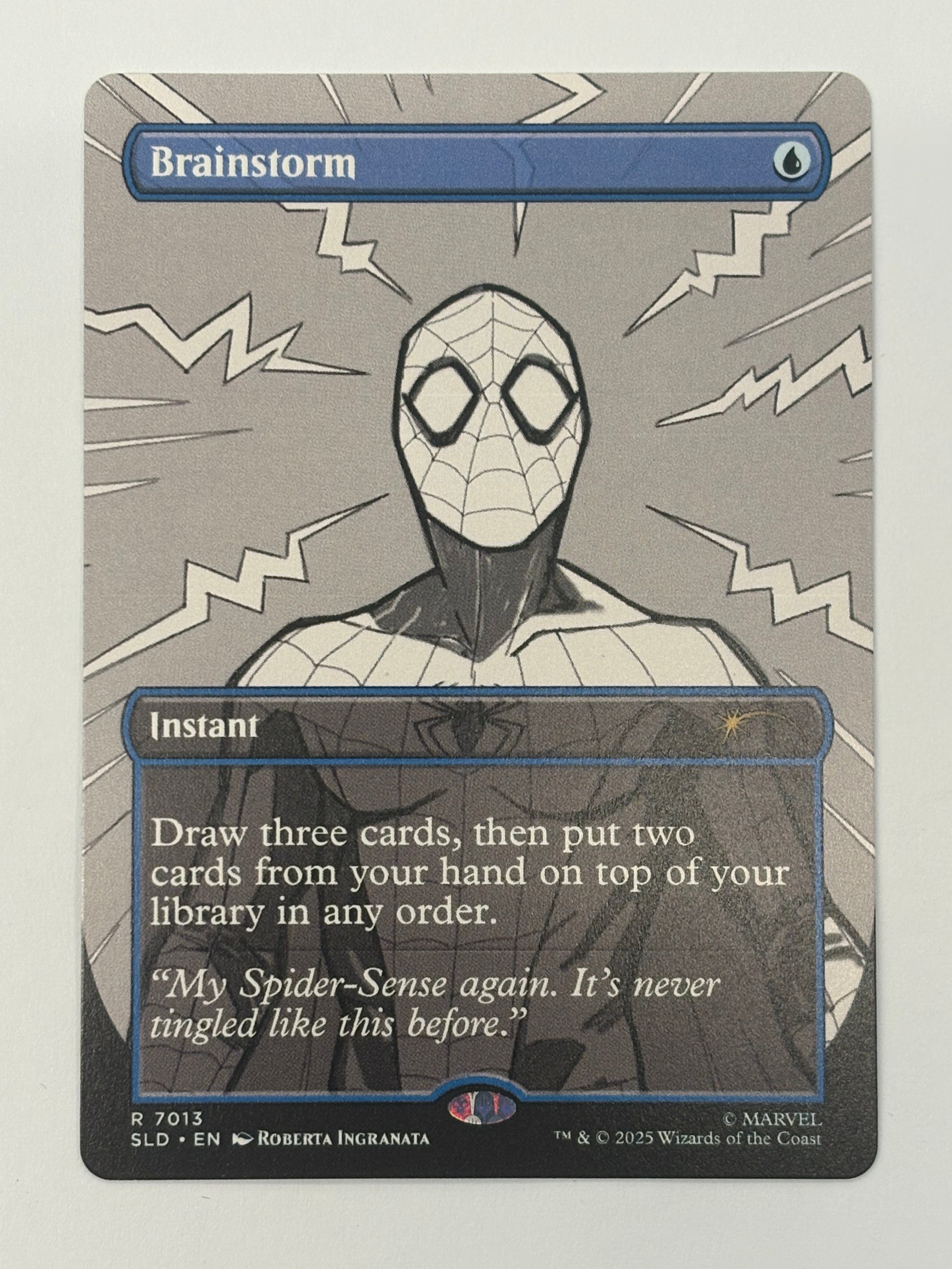 Magic The Gathering TCG - Secret Lair X Marvel's Spiderman Brainstorm 7013 NM