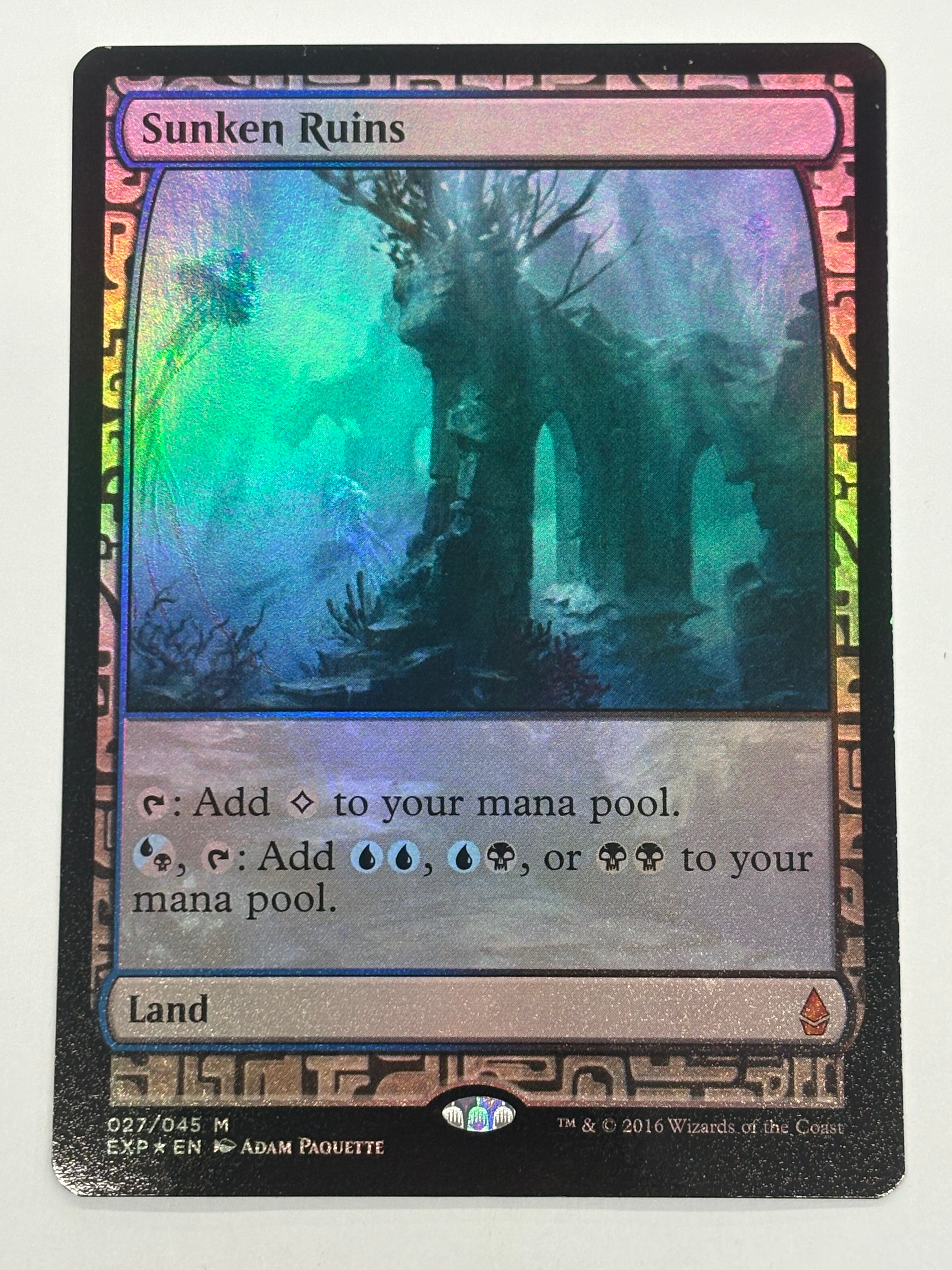 Magic The Gathering TCG - Zendikar Expeditions Sunken Ruins 027/045 Foil NM