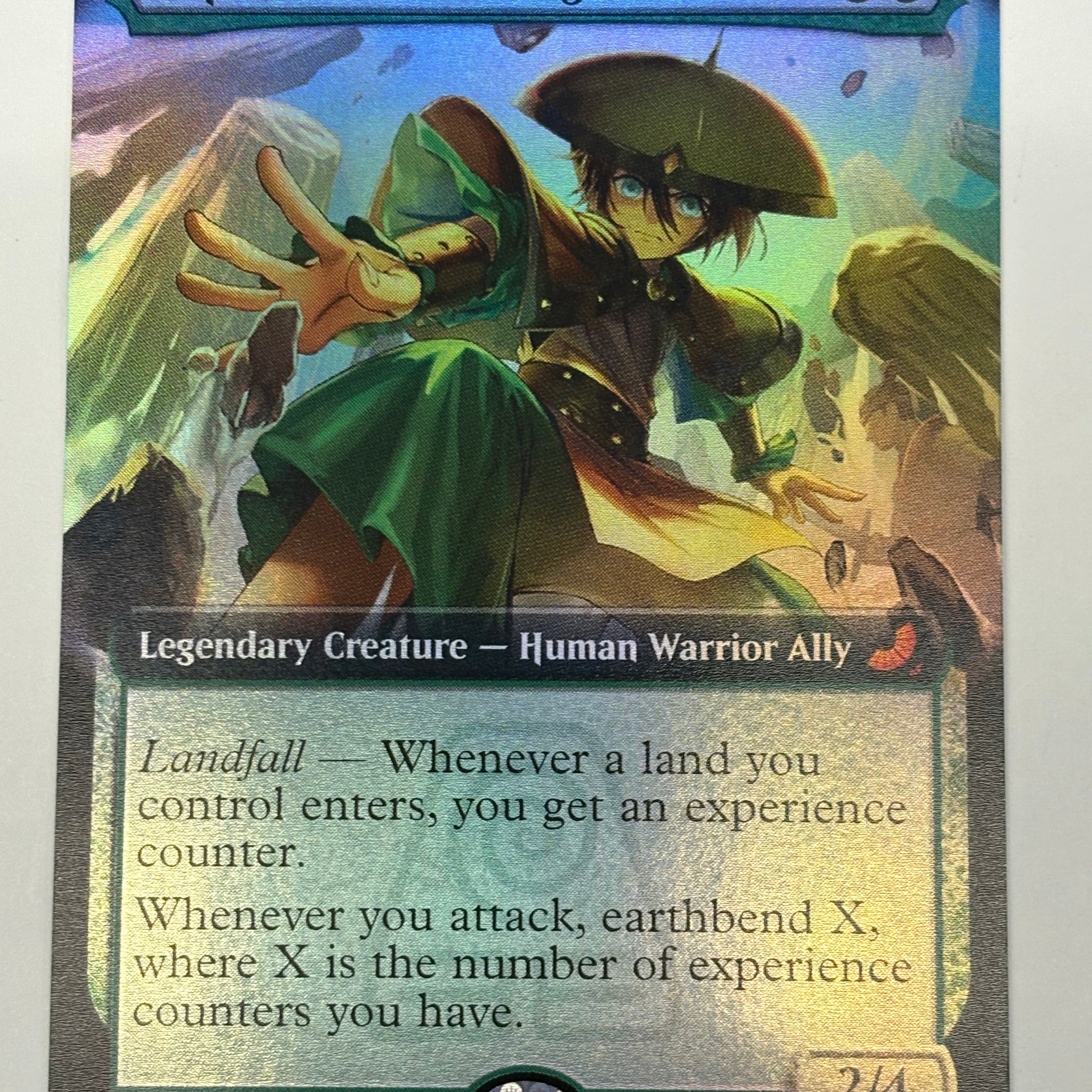 Magic The Gathering TCG - Avatar the Last Airbender Toph, Earthbending Master (Extended Art) 167 Foil NM
