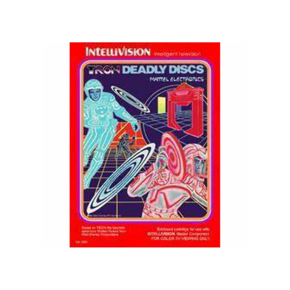 Intellivision Tron Deadly Discs Video Game