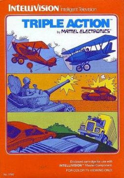 Intellivision Triple Action Video Game