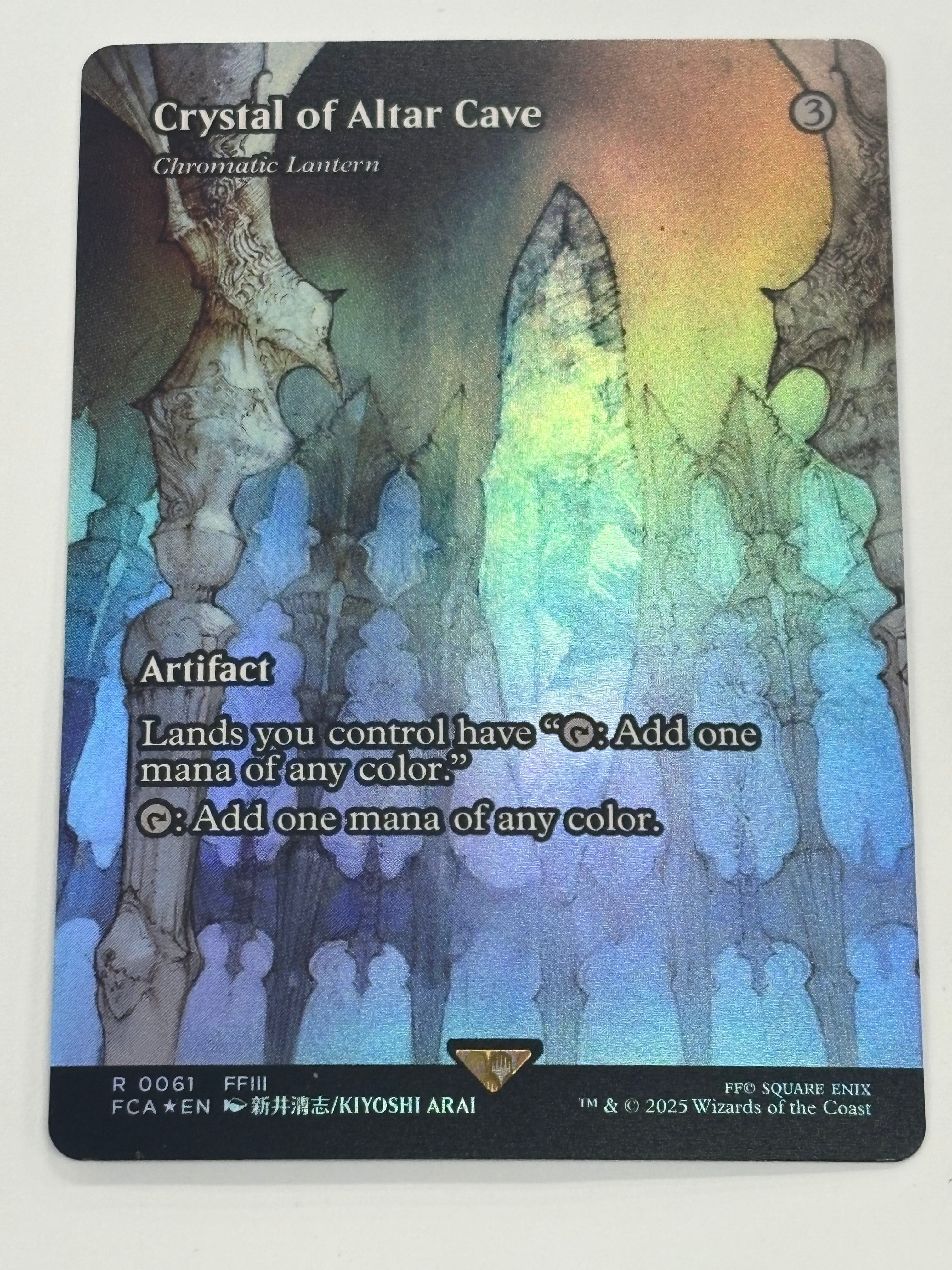 Magic The Gathering TCG - Final Fantasy Crystal of Altar Cave Chromatic Lanturn 061 Foil NM