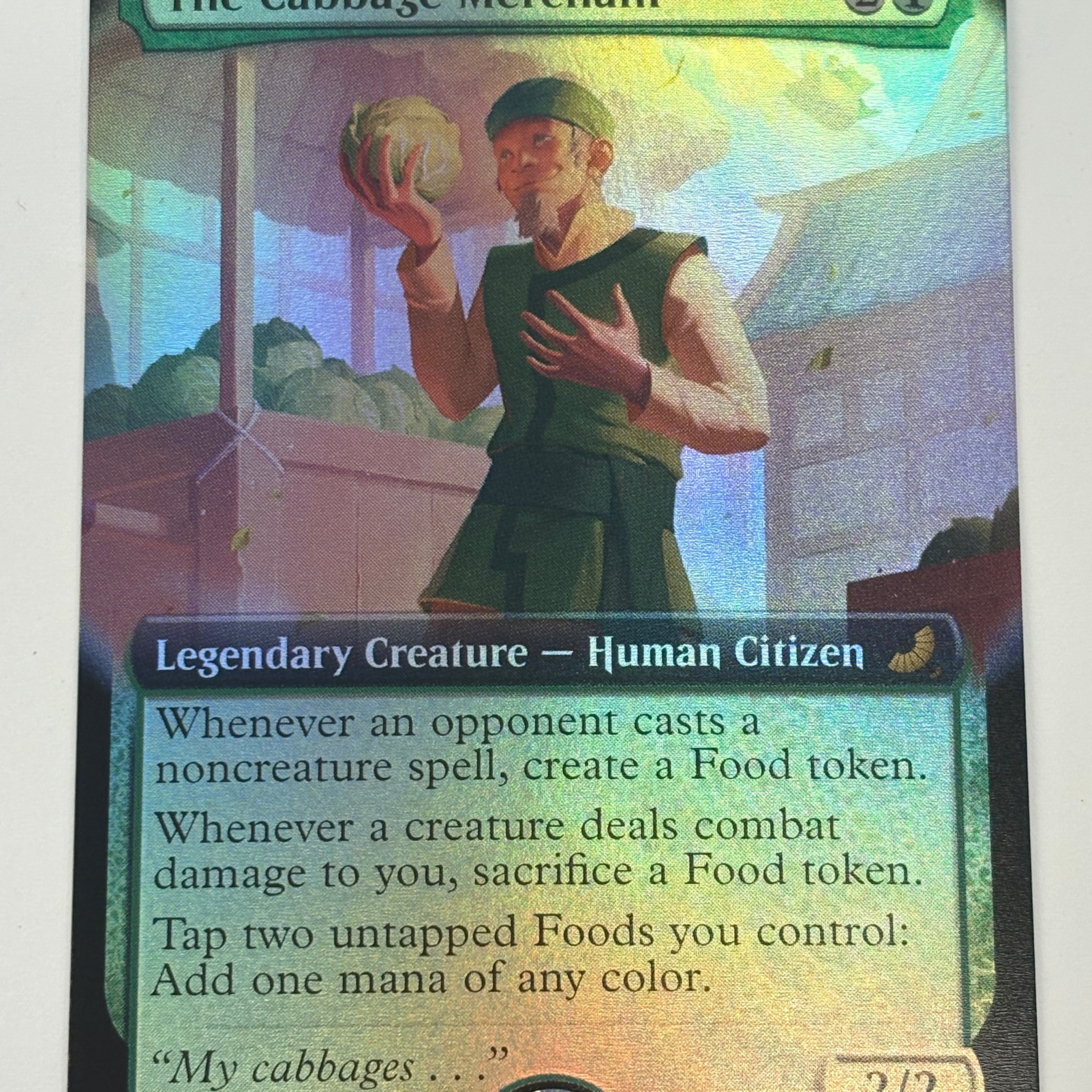 Magic The Gathering TCG - Avatar the Last Airbender The Cabbage Merchant (Extended Art) 203 Foil NM