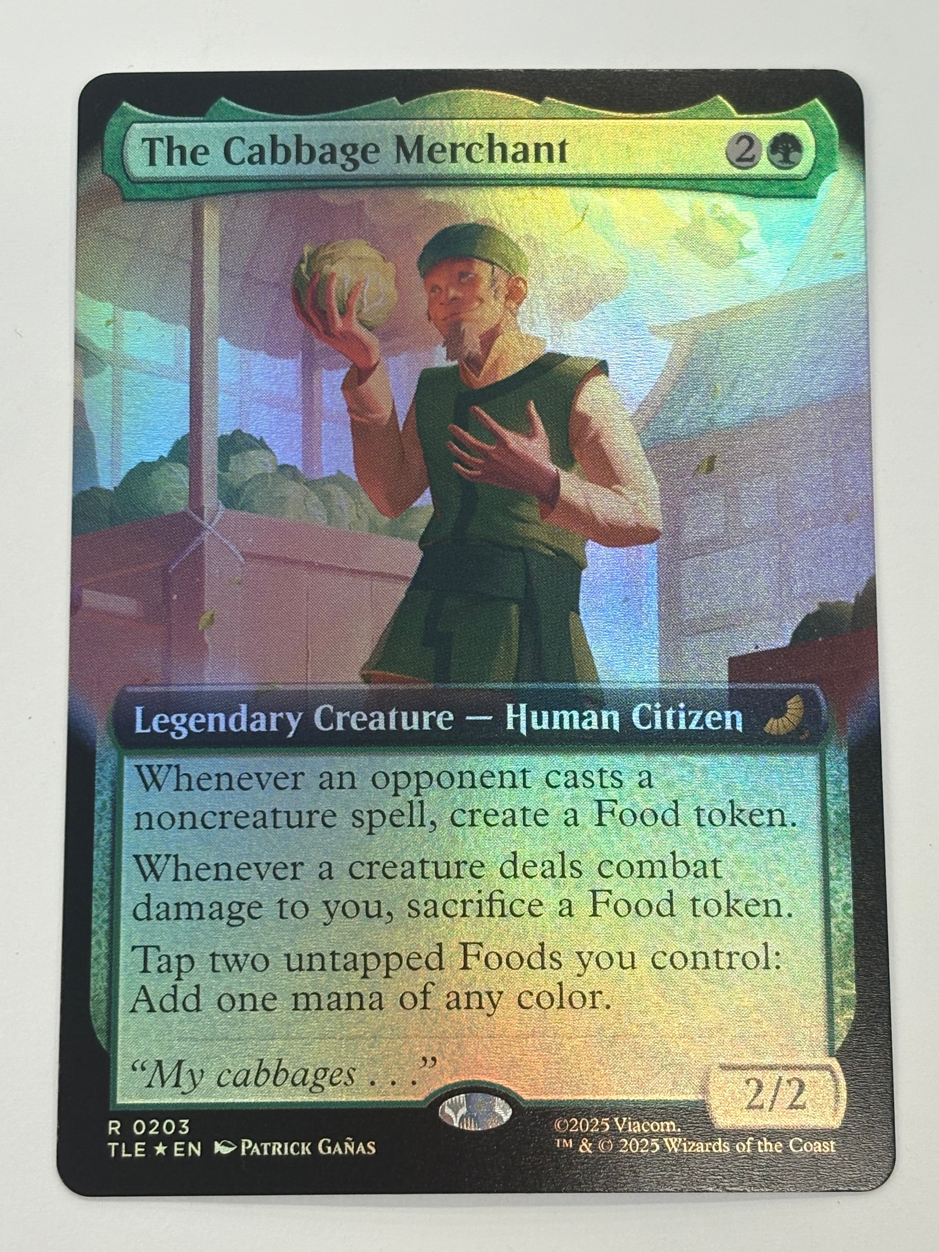 Magic The Gathering TCG - Avatar the Last Airbender The Cabbage Merchant (Extended Art) 203 Foil NM
