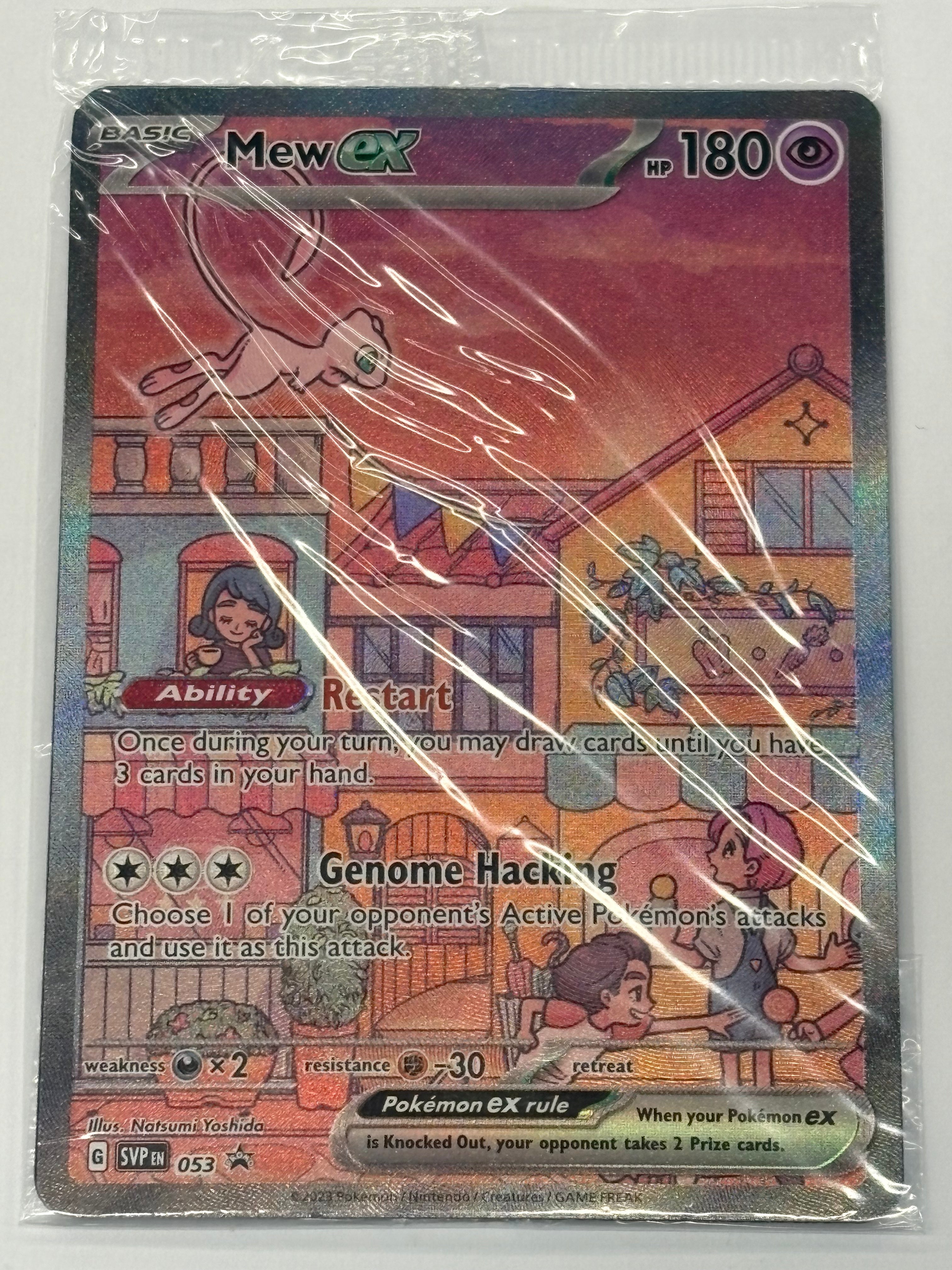 Pokémon TCG - Scarlet and Violet Promo Card Mew ex 053 (Sealed) NM