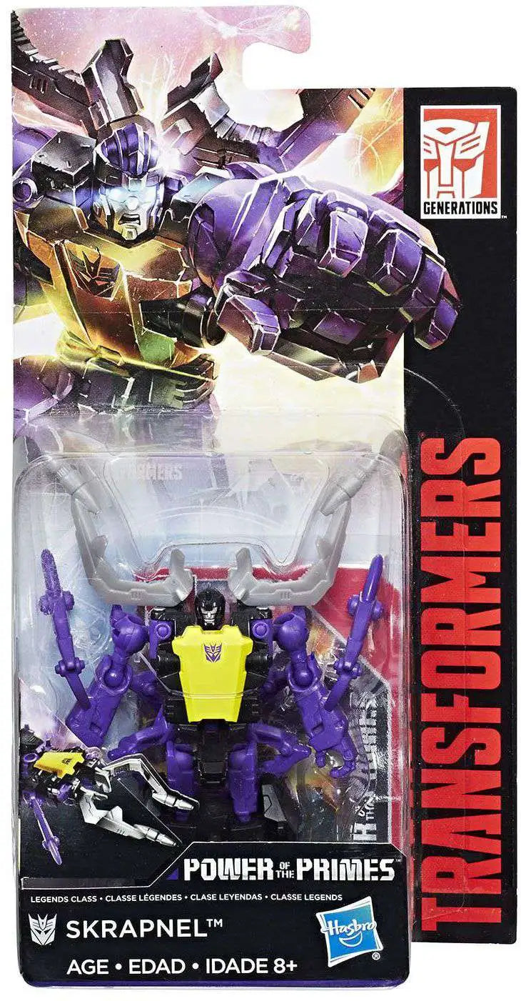 Hasbro Transformers Power of the Primes Skrapnel Action Figure