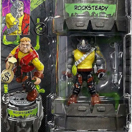 Mega Construx Teenage Mutant Ninja Turtles Rocksteady Mutagen Canister Action Figure