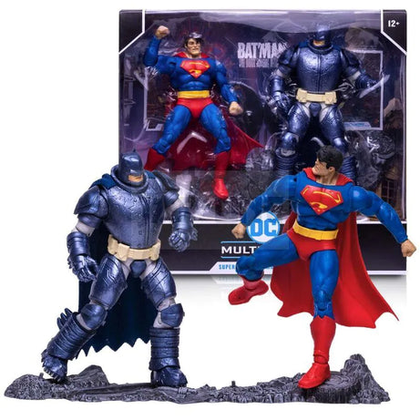 McFarlane Toys DC Multiverse Superman vs Armored Batman 2-Pack Action Figure