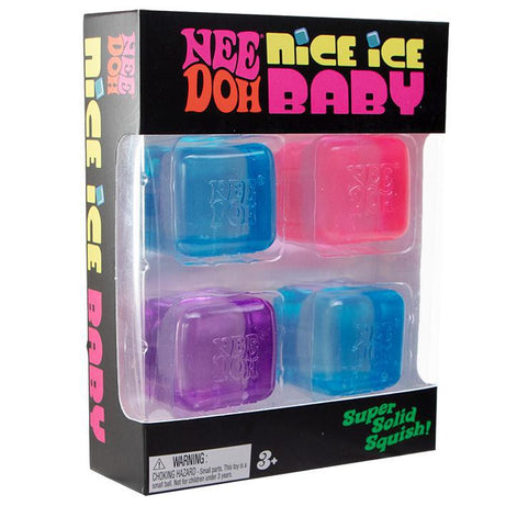 NeeDoh Nice Ice Baby 4-Pack Sensory Toys