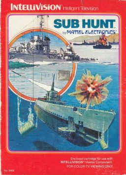 Intellivision Sub Hunt Video Game